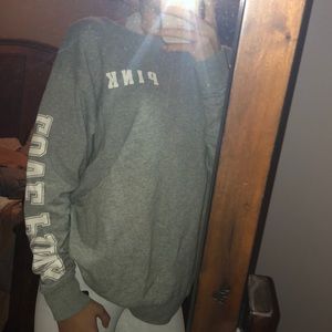 Grey Hoodie from Pink Victorias Secret